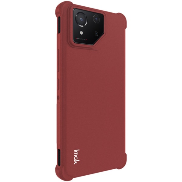 IMAK Asus ROG Phone 8 5G Erittäin vahva TPU-kuori - Punainen Red