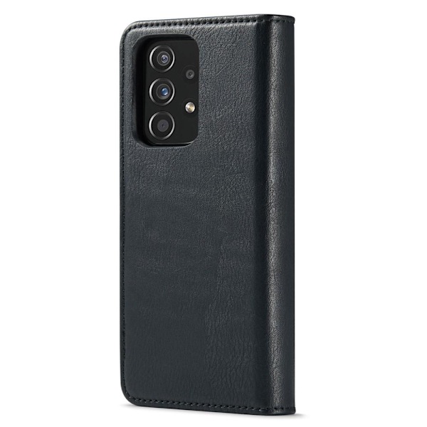 DG MING Samsung A53 5G 2-in-1 magneetti lompakkokotelo - Musta Black