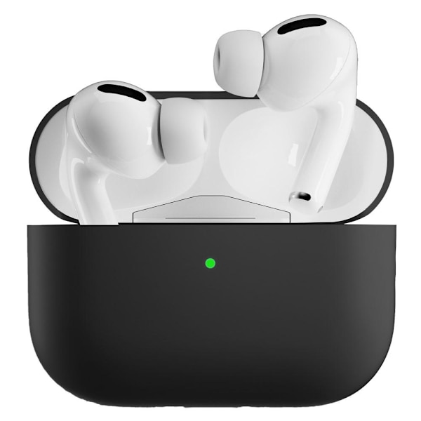 SKALO AirPods Pro 2 Huippuohut silikoninen suojakuori kotelolle - Musta Black