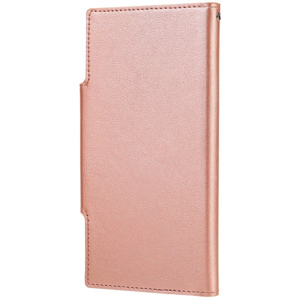 SKALO Samsung S23 Ultra DOLIZMA 2 in 1 magneettinen lompakkokote Pink gold