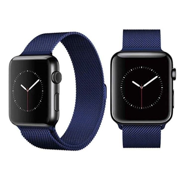 SKALO Milanese Loop Apple Watch SE 40mm - Fler färger Blå