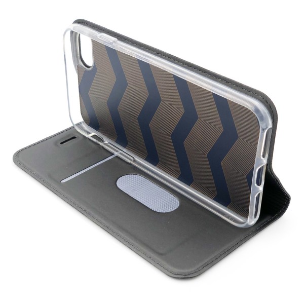 SKALO iPhone 7/8 Plånboksfodral Ultratunn design - Fler färger Mörkgrå