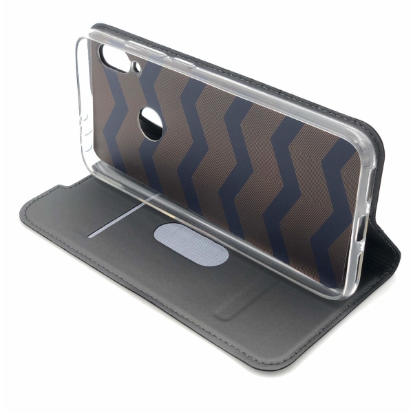 Plånboksfodral Ultratunn design Xiaomi Redmi Note 7 - fler färger Mörkgrå