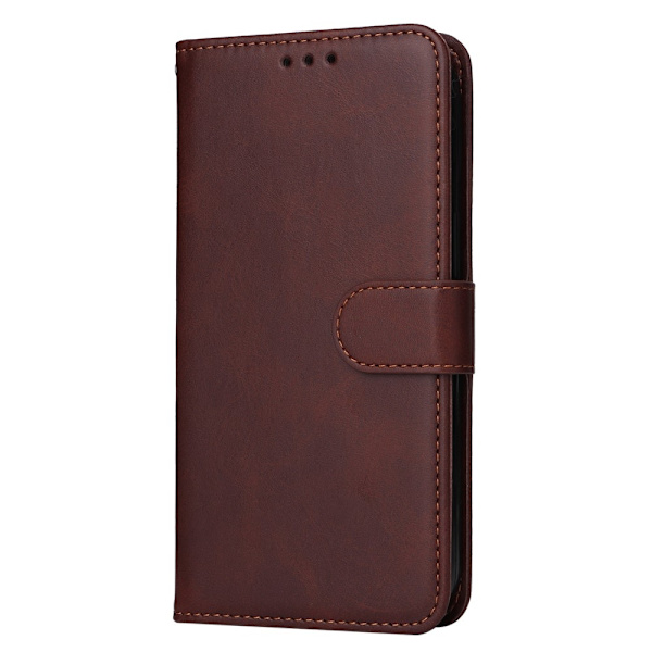SKALO Samsung A55 5G PU-læder Pungetui - Vælg farve Brown