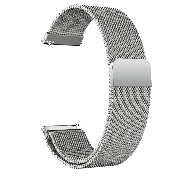 SKALO Milanese Loop til Huawei Watch Buds - Vælg farve Silver