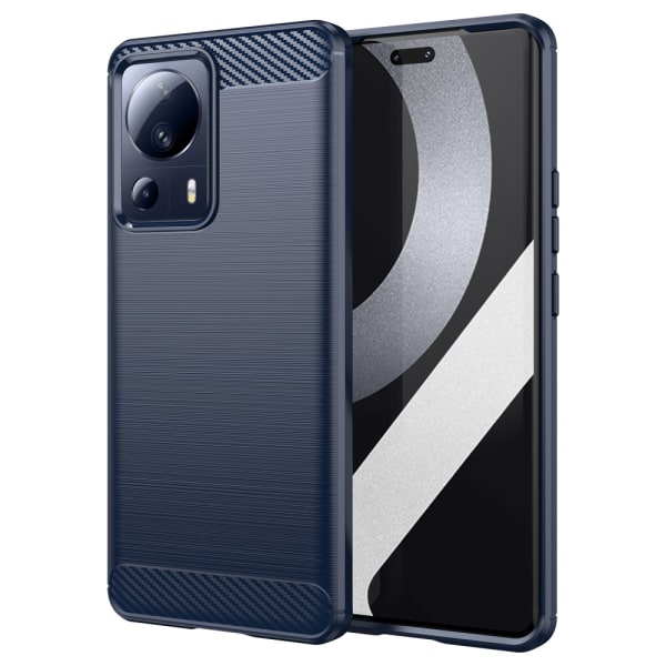 SKALO Xiaomi 13 Lite Armor Carbon Stöttåligt TPU-skal - Fler fär Blå