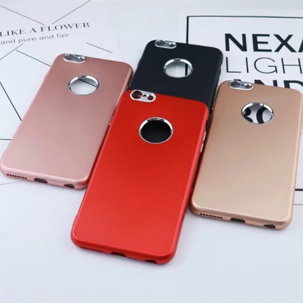 iPhone 7/8 | TPU Shell Metal Buttons - flere farver Red