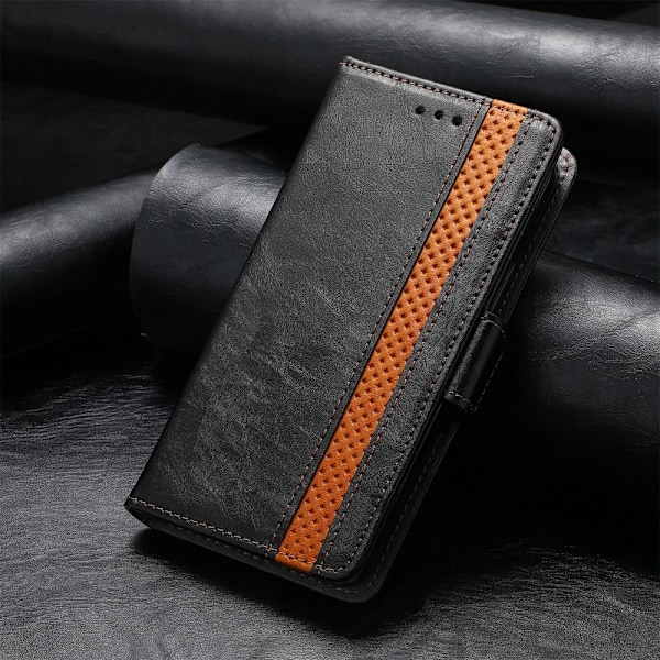 SKALO Nothing Phone (3a) 5G CASENEO 002 Premium Plånboksfodral - Svart Svart