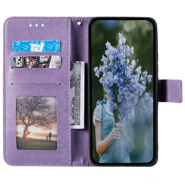 SKALO Xiaomi Redmi Note 14 5G Mandala Lompakkokotelo - Violetti Purple