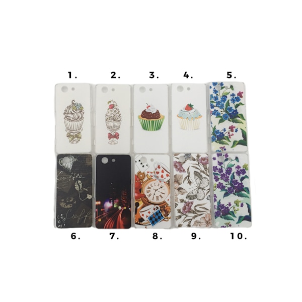 Skal med motiv Sony Xperia Z3 Compact MultiColor Motiv 2