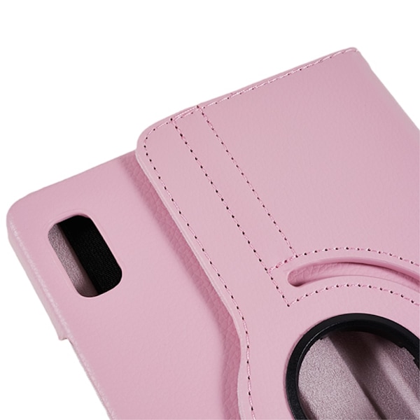 SKALO Lenovo Tab M9 360 Litchi Suojakotelo - Pinkki Pink