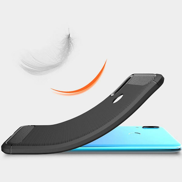 Stöttåligt Armor Carbon TPU-skal Huawei Y6 2019 - fler färger grå