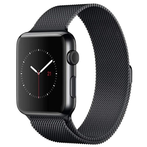 SKALO Milanese Loop Apple Watch Series 10 42mm - Vælg farve Black