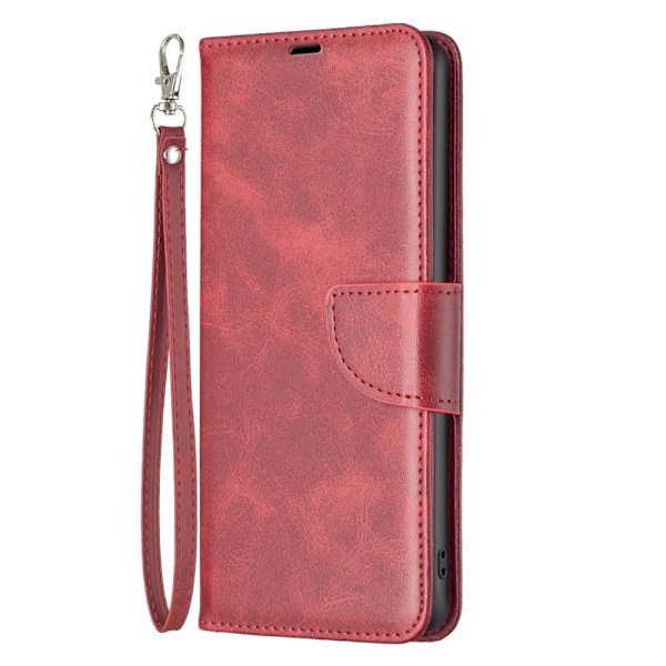 SKALO Motorola Edge 40 Pro 5G Flip Cover m. pung i PU-læder - Rød Red