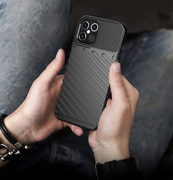 Armor Thunder Skal iPhone 12 Pro Black