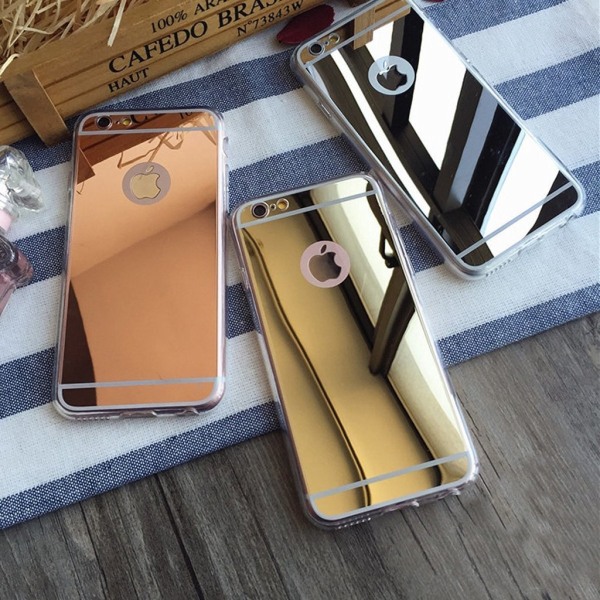 Spegelskal iPhone 6/6S - fler färger Guld