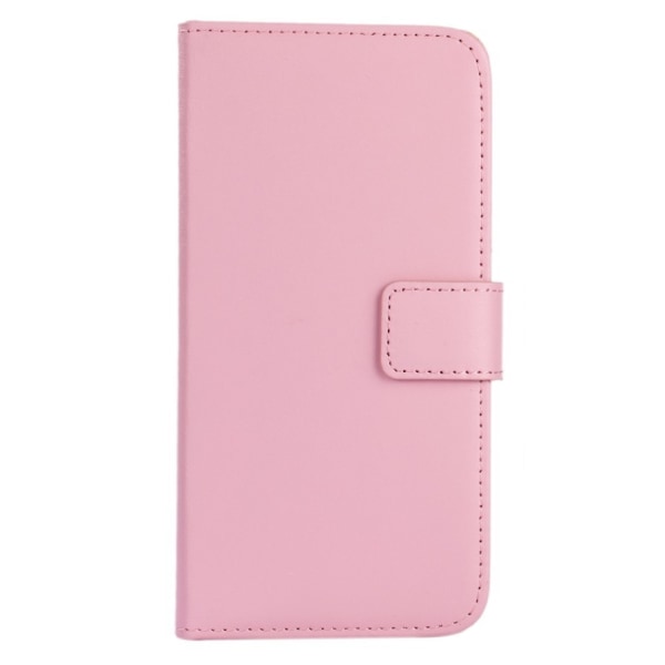 SKALO Samsung S10e Flip Cover m. Pung i Ægte Læder - Vælg farve Light pink