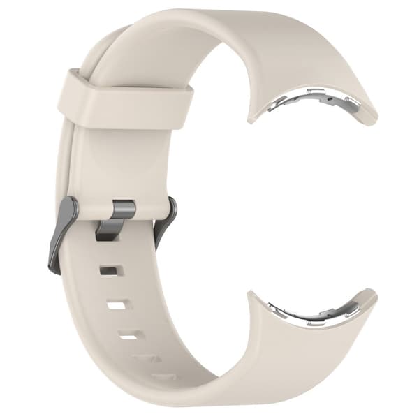 SKALO Silikonearmbånd til Google Pixel Watch 5 45mm - Vælg farve Beige