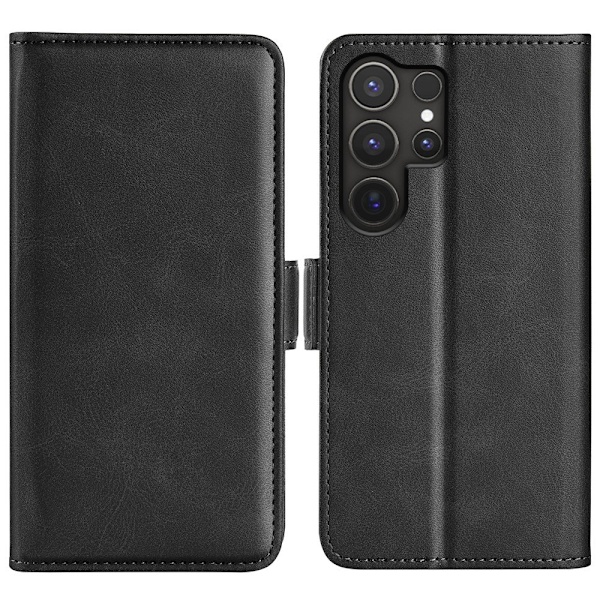 SKALO Samsung S25 Ultra Premium ID Plånboksfodral - Svart Svart
