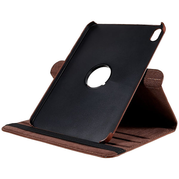 SKALO iPad 10.9 (2022) 360 Litchi Kotelo - Ruskea Brown