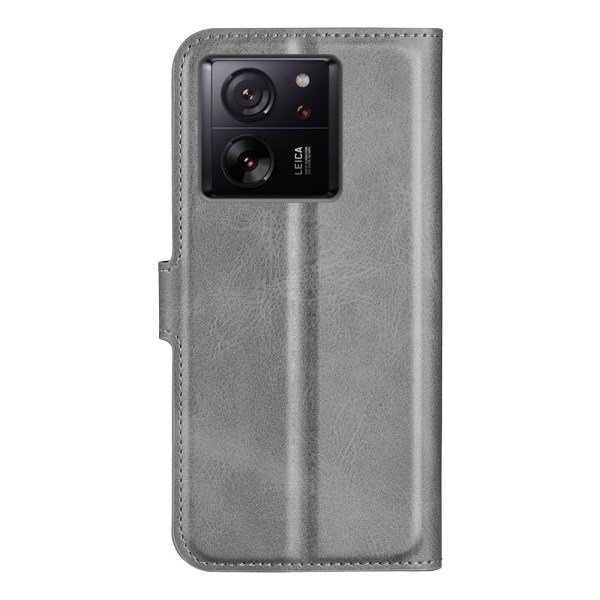 SKALO Xiaomi 13T/13T Pro Premium Wallet Lompakkokotelo - Harmaa Grey