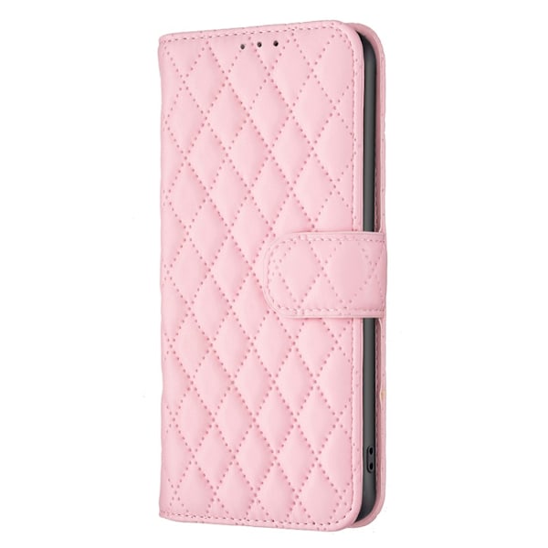 SKALO iPhone 16 Pro BINFEN COLOR Tikattu Lompakko - Pinkki Pink
