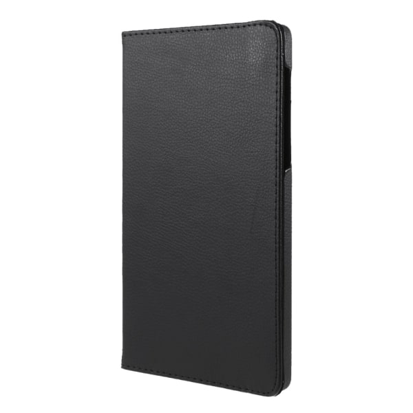 SKALO Samsung Tab A7 Lite 360 Litchi Flip Cover - Sort Black