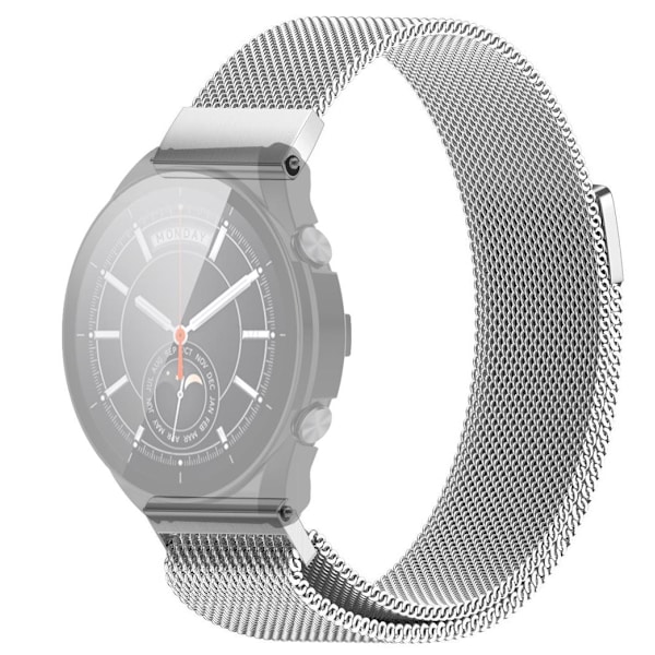 SKALO Milanese Loop to Xiaomi Watch S1 / S1 Active - Valitse väri Silver