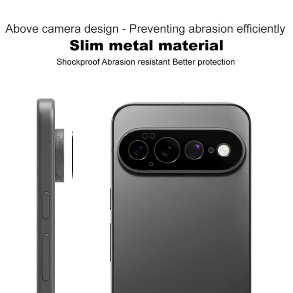IMAK Kamerabeskyttelse i metal til Google Pixel 11 Pro XL - Sort Black
