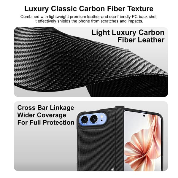 IMAK Ruiyi Series Deksel til iPhone Duo - Musta Black