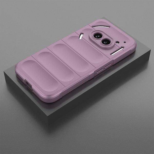 SKALO Nothing Phone (2a) Rugged Bumpers TPU-suojakuori - Violetti Purple