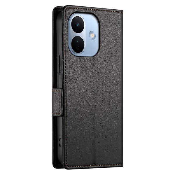 SKALO PU-læder Flip Cover til Xiaomi Redmi Note 17 Pro - Sort Black