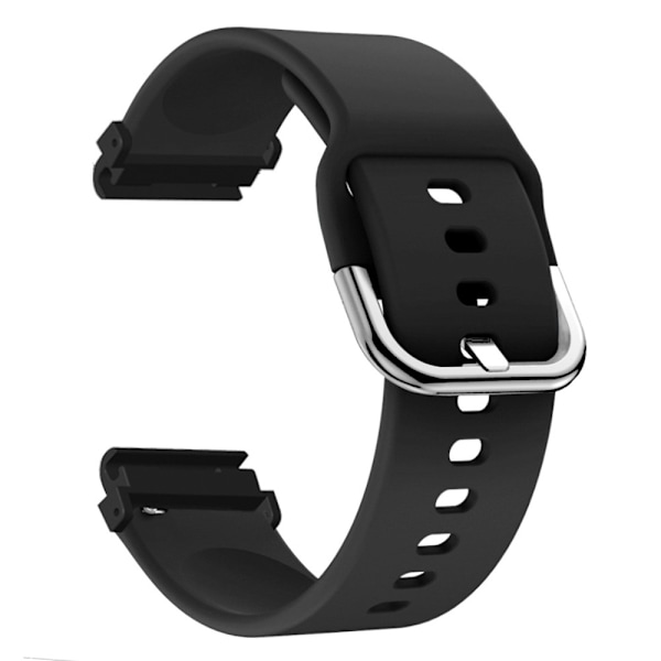SKALO Garmin Fenix 8 43mm Silikoniranneke Muotoiltu - Valitse väri Black