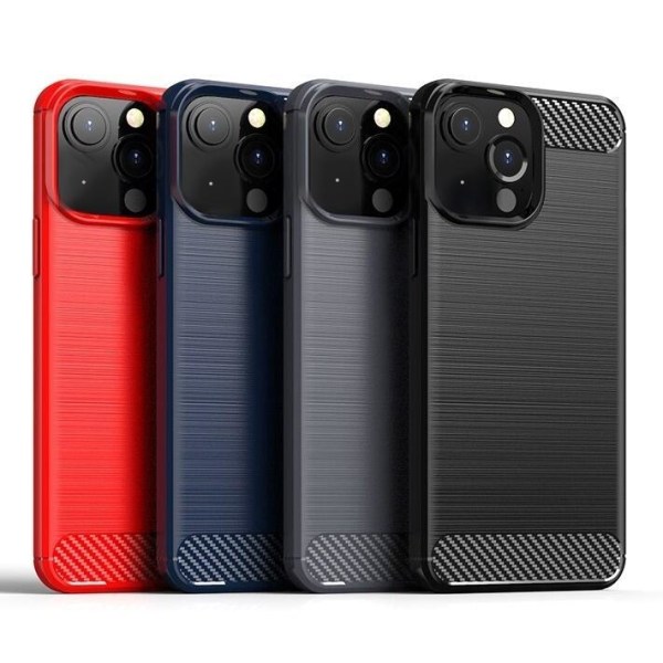 SKALO iPhone 13 Armor Carbon Stöttåligt TPU-skal - Fler färger grå