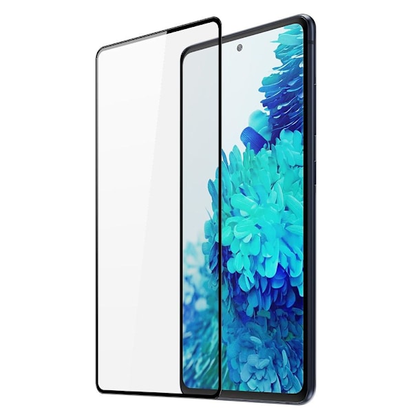 SKALO Samsung S20 FE Heltäckande Skärmskydd Härdat Glas - Svart Black