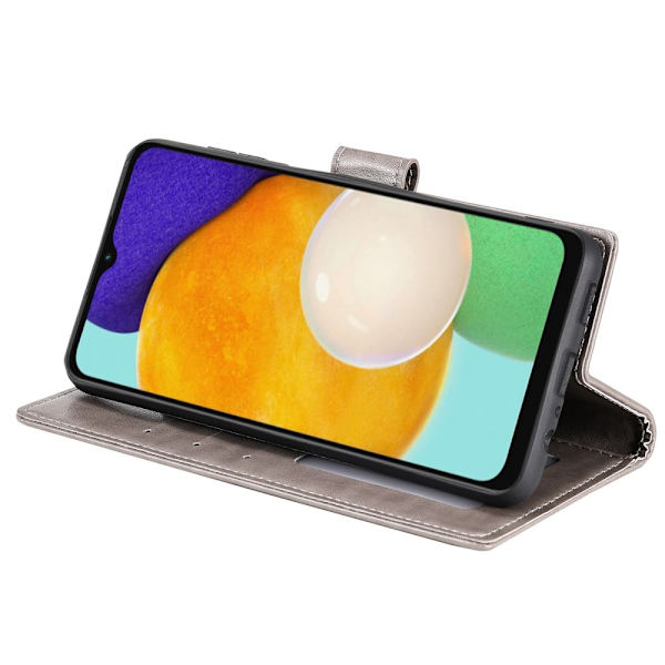 SKALO Samsung A54 5G Mandala Flip Cover - Grå Grey