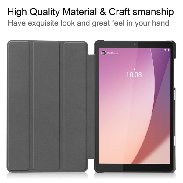 SKALO Lenovo Tab M8 Gen 4 Trifold Flip Cover - Rosa guld Pink gold