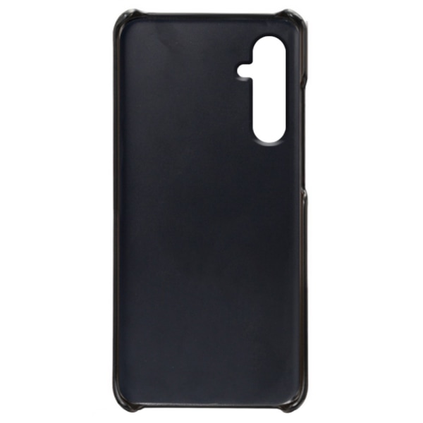 SKALO Samsung A15 5G PU-nahkainen Suojakuori Lompakolla - Musta Black