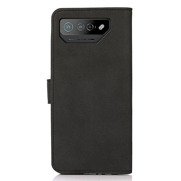 SKALO Asus ROG Phone 7 5G KHAZNEH Pungetui i PU-læder - Sort Black