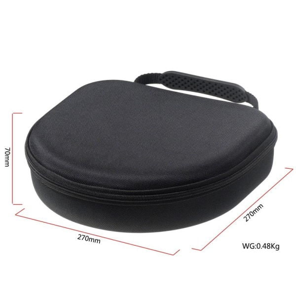 SKALO AirPods Max Skyddsväska med handtag - Svart Svart
