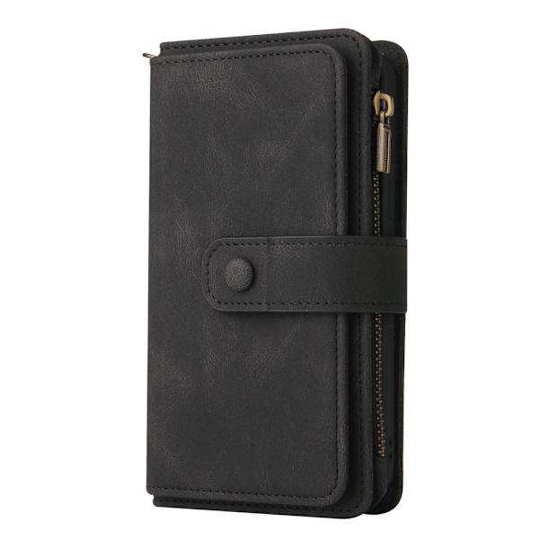 SKALO Samsung A15 4G Big Wallet 17-RUM Pungetui - Sort Black