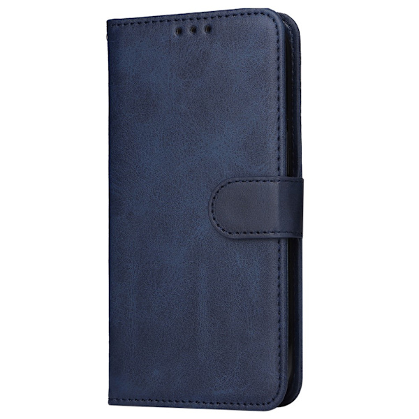 SKALO OnePlus 12R 5G PU-nahkainen Lompakkokotelo - Valitse väri Blue