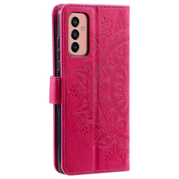 SKALO Samsung A14 4G/5G Mandala Plånboksfodral - Cerise Cerise