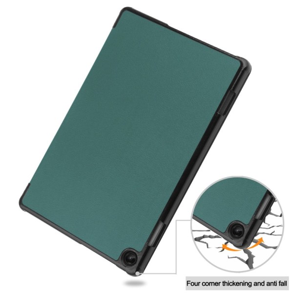 SKALO Lenovo Tab M10 (Gen 3) Trifold Flip Cover - Grøn Green