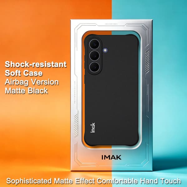IMAK Drop Proof Matte TPU Cover til Samsung Galaxy S26 FE - Sort Black