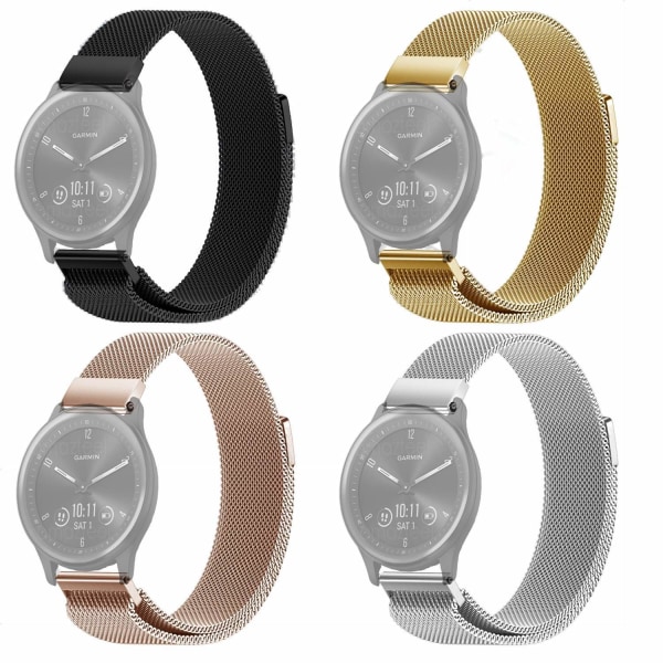 SKALO Milanese Loop to Garmin Vivomove HR - Valitse väri Gold