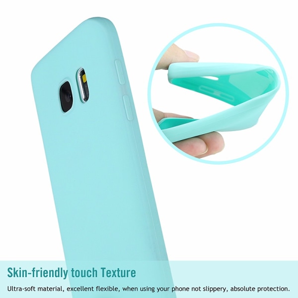 SKALO Samsung S7 Ultraohut TPU-kuori - Valitse väri Turquoise