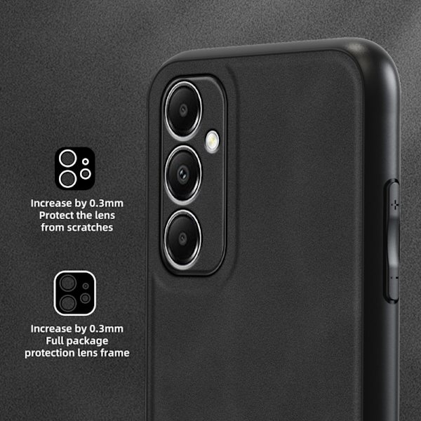 SKALO Samsung A05s 4G ANNYOJO PU læder Cover - Sort Black
