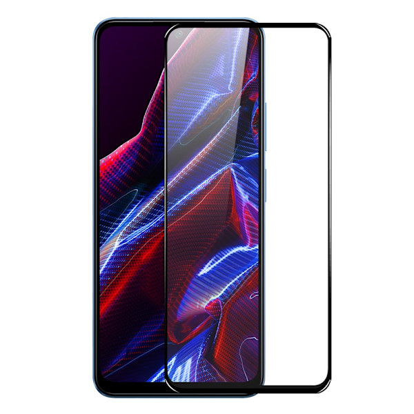 2-PACK SKALO Xiaomi Redmi Note 12 5G Heltäckande Skärmskydd Härdat Glas - Svart Svart