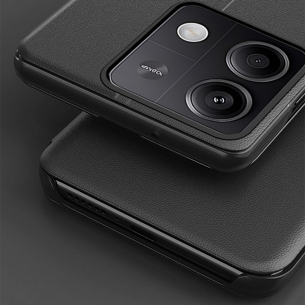 SKALO Xiaomi Redmi Note 13 5G Clear View Window Fodral - Blå Blå